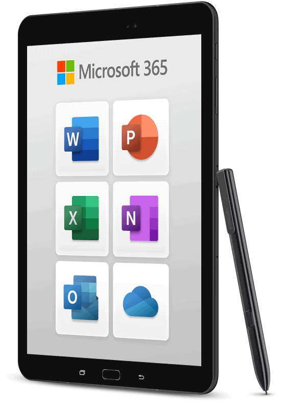Microsoft 365 tablet
