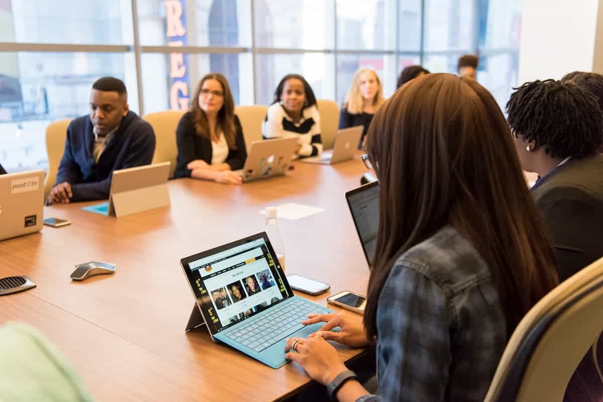 Business Meeting in conference room